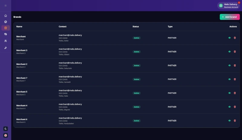 Built for scale and reliability (dark theme)